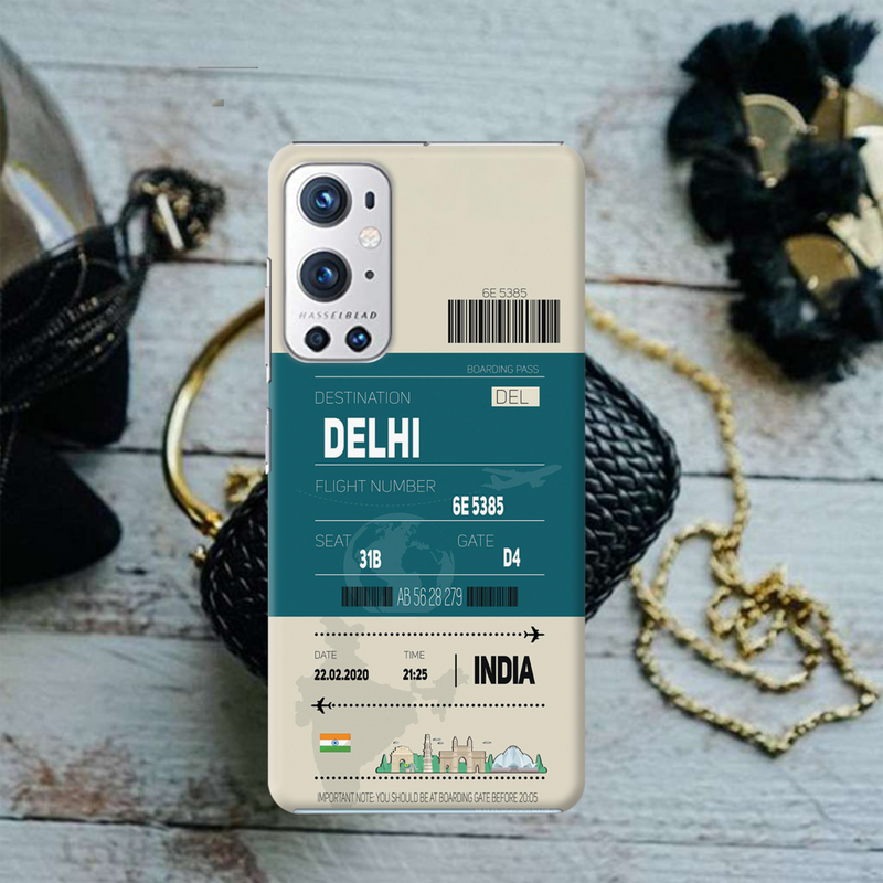 Delhi ticket Printed Slim Cases and Cover for OnePlus 9R