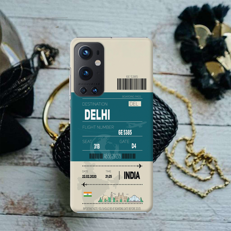 Delhi ticket Printed Slim Cases and Cover for OnePlus 9 Pro