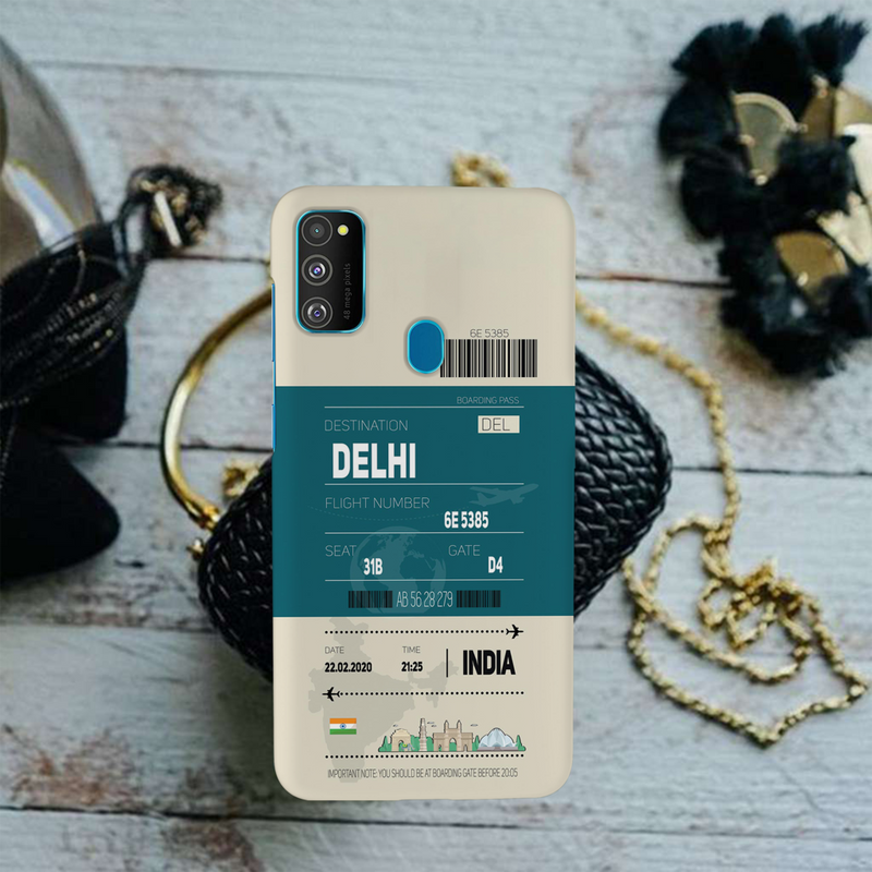Delhi ticket Printed Slim Cases and Cover for Galaxy M30S