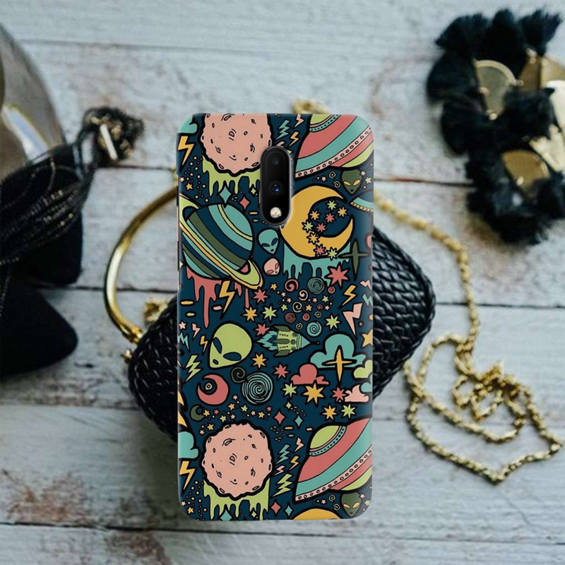 Space Ships Printed Slim Cases and Cover for OnePlus 7