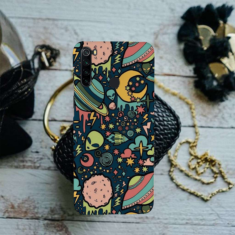 Space Ships Printed Slim Cases and Cover for Redmi Note 8