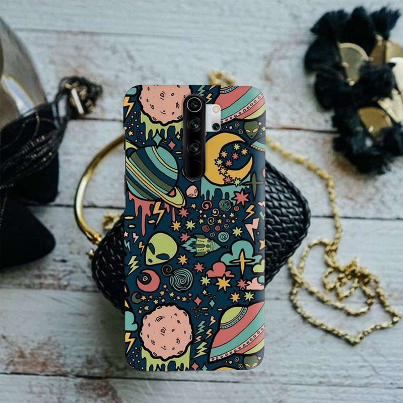 Space Ships Printed Slim Cases and Cover for Redmi Note 8 Pro