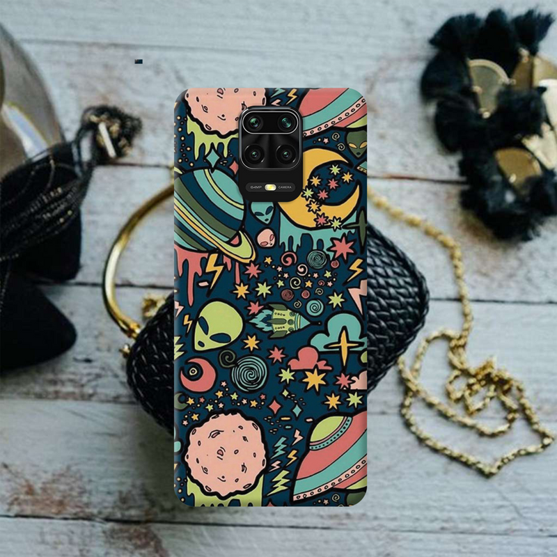Space Ships Printed Slim Cases and Cover for Redmi Note 9 Pro Max
