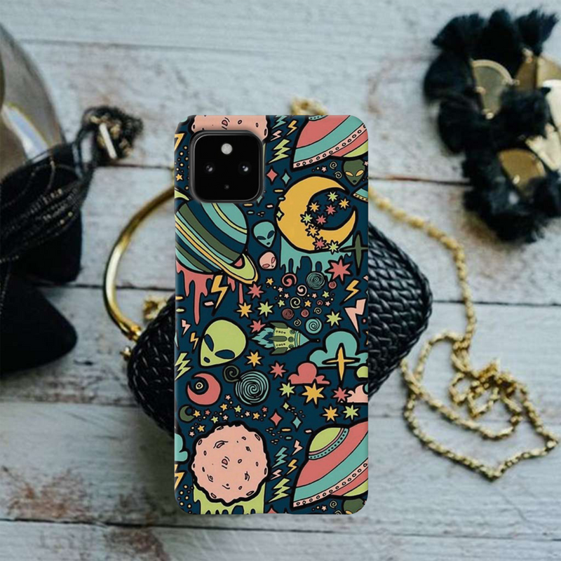 Space Ships Printed Slim Cases and Cover for Pixel 4A