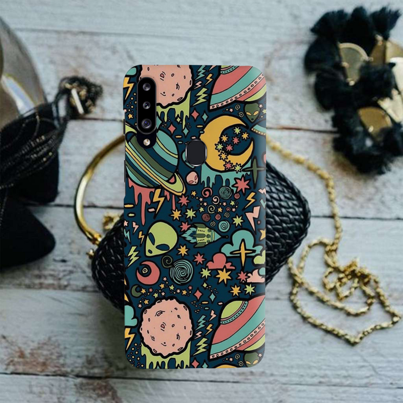 Space Ships Printed Slim Cases and Cover for Galaxy A20S