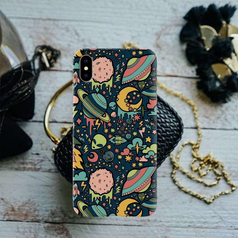 Space Ships Printed Slim Cases and Cover for iPhone XS Max