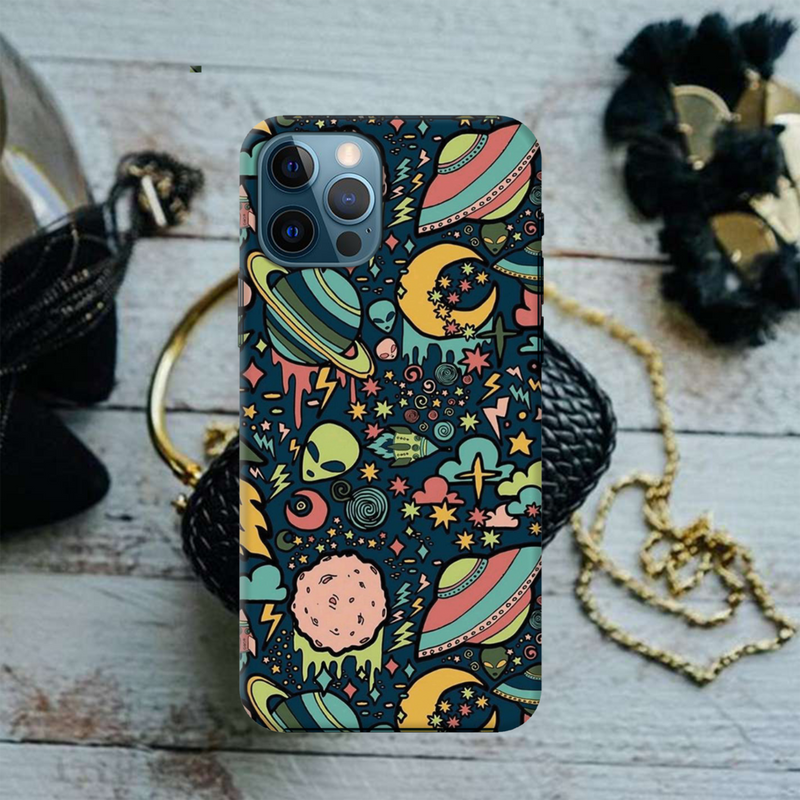 Space Ships Printed Slim Cases and Cover for iPhone 12 Pro
