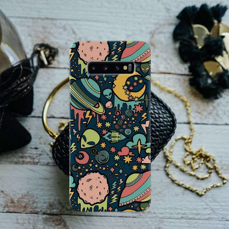 Space Ships Printed Slim Cases and Cover for Galaxy S10