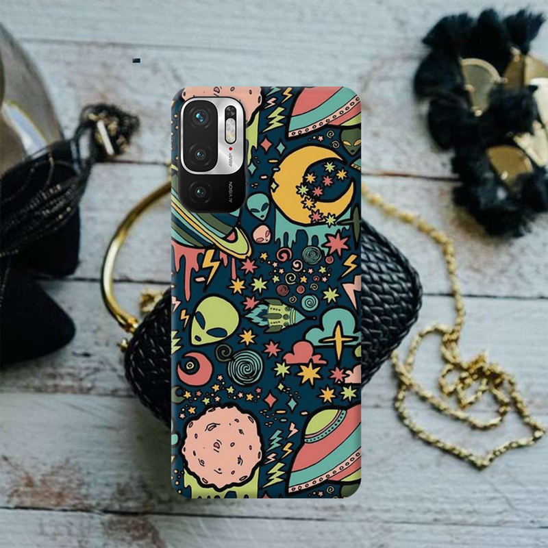 Space Ships Printed Slim Cases and Cover for Redmi Note 10T