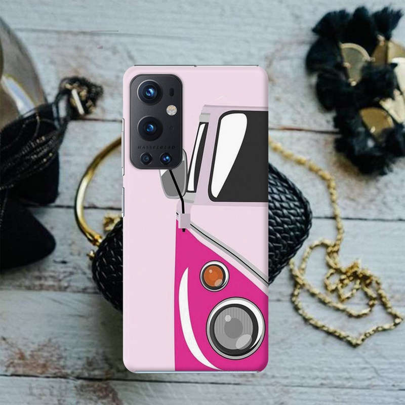 Pink Volkswagon Printed Slim Cases and Cover for OnePlus 9 Pro