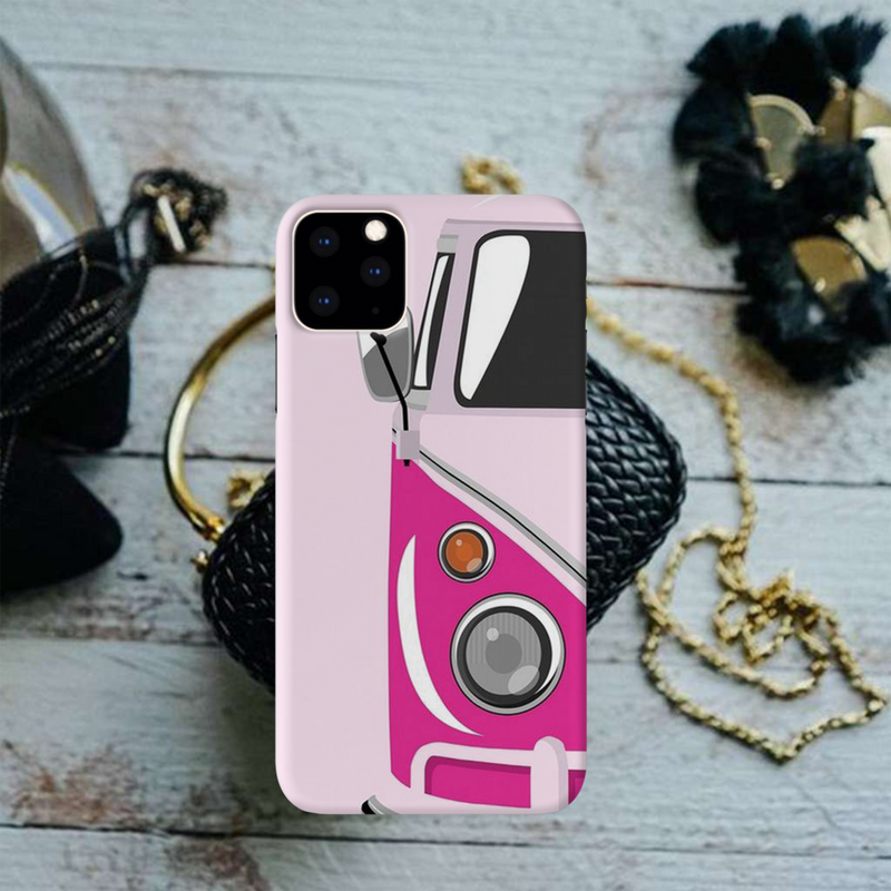 Pink Volkswagon Printed Slim Cases and Cover for iPhone 11 Pro