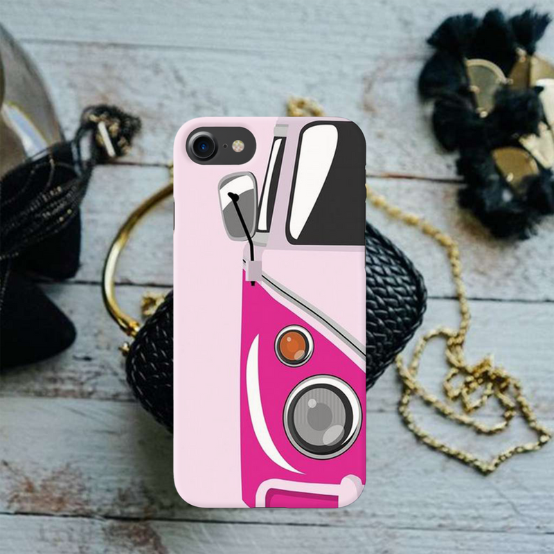 Pink Volkswagon Printed Slim Cases and Cover for iPhone 7