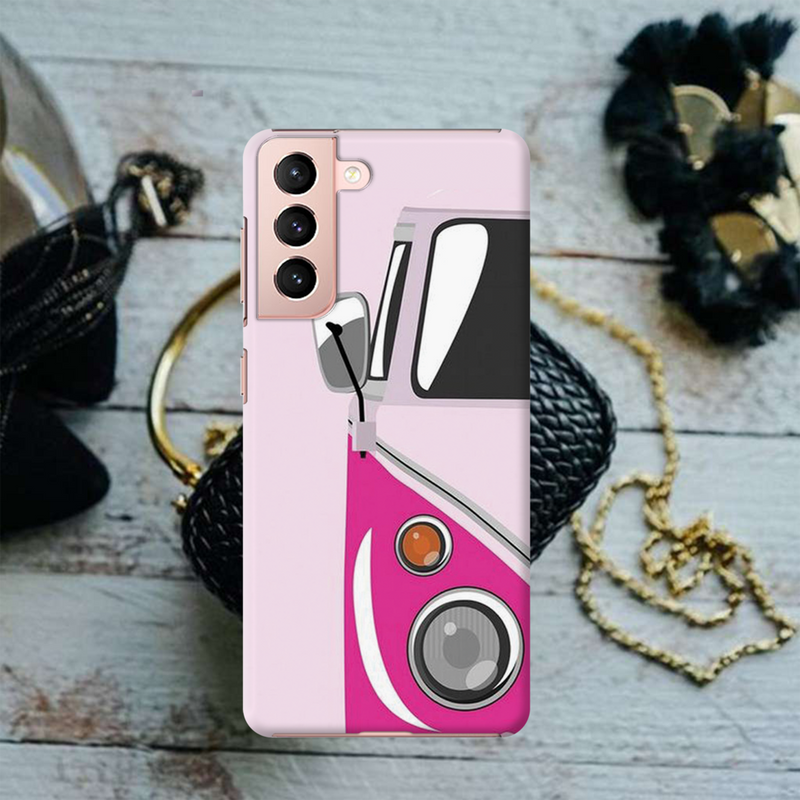 Pink Volkswagon Printed Slim Cases and Cover for Galaxy S21 Plus