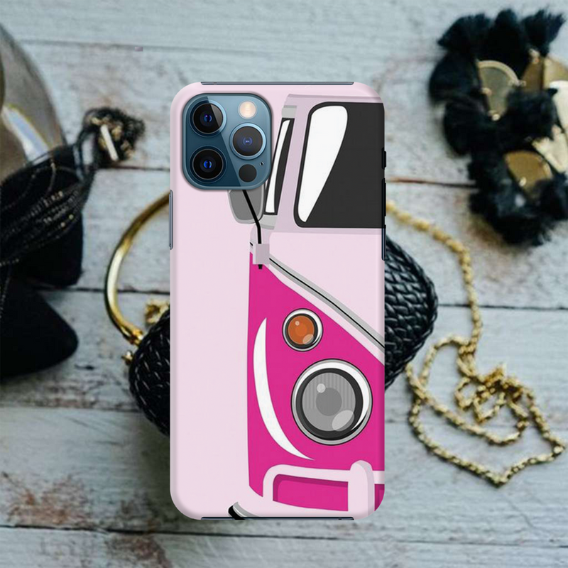 Pink Volkswagon Printed Slim Cases and Cover for iPhone 12 Pro Max