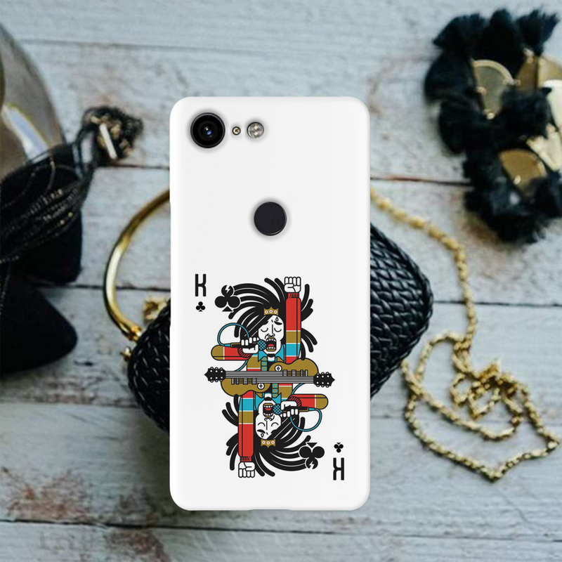 King Card Printed Slim Cases and Cover for Pixel 3XL