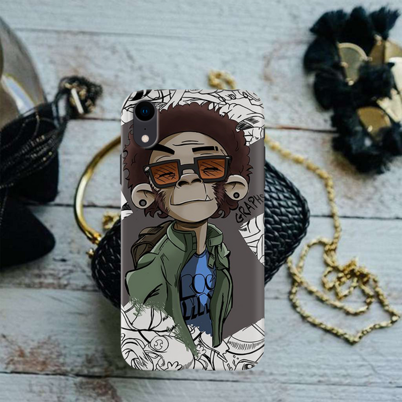 Monkey Printed Slim Cases and Cover for iPhone XR