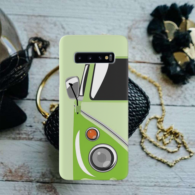 Green Volkswagon Printed Slim Cases and Cover for Galaxy S10 Plus