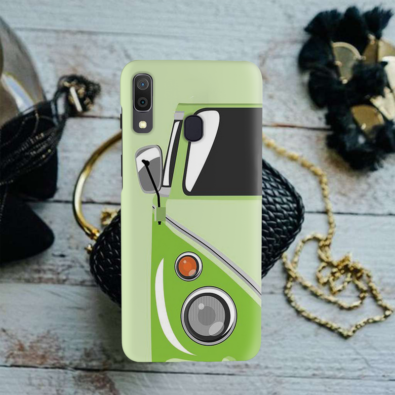 Green Volkswagon Printed Slim Cases and Cover for Galaxy A30