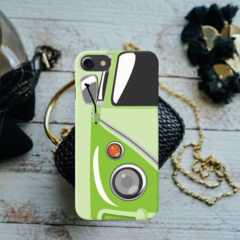 Green Volkswagon Printed Slim Cases and Cover for iPhone 8