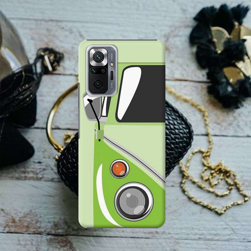 Green Volkswagon Printed Slim Cases and Cover for Redmi Note 10 Pro