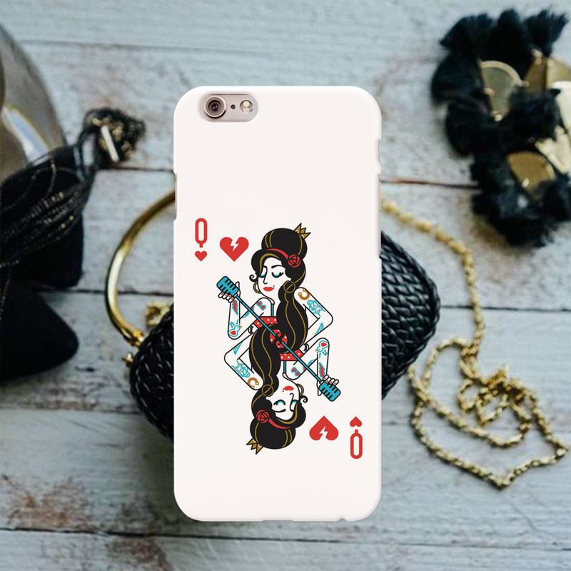 Queen Card Printed Slim Cases and Cover for iPhone 6