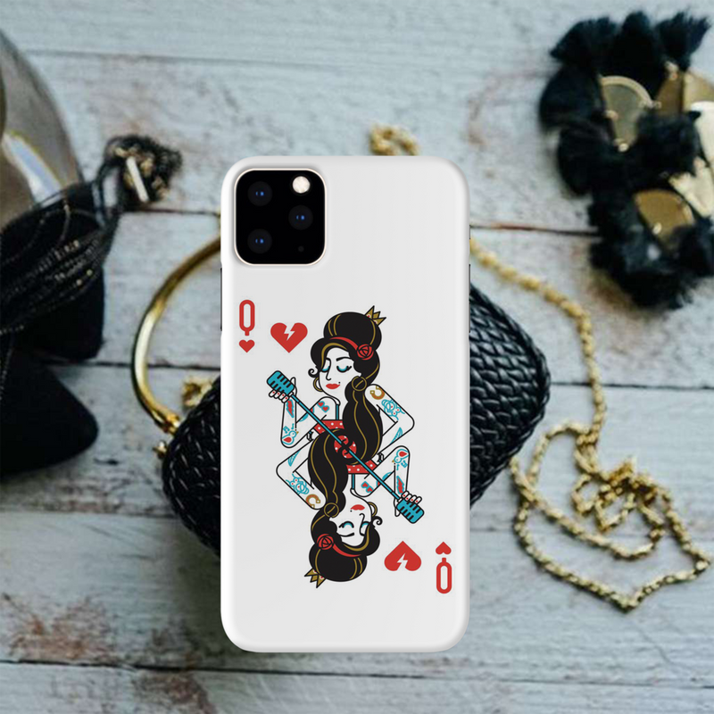 Queen Card Printed Slim Cases and Cover for iPhone 11 Pro Max