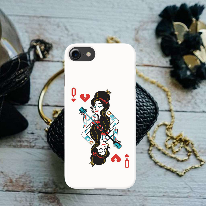 Queen Card Printed Slim Cases and Cover for iPhone 7