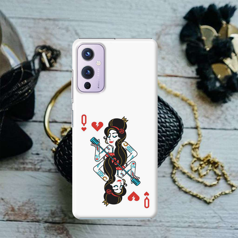 Queen Card Printed Slim Cases and Cover for OnePlus 9