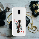 Queen Card Printed Slim Cases and Cover for OnePlus 6T