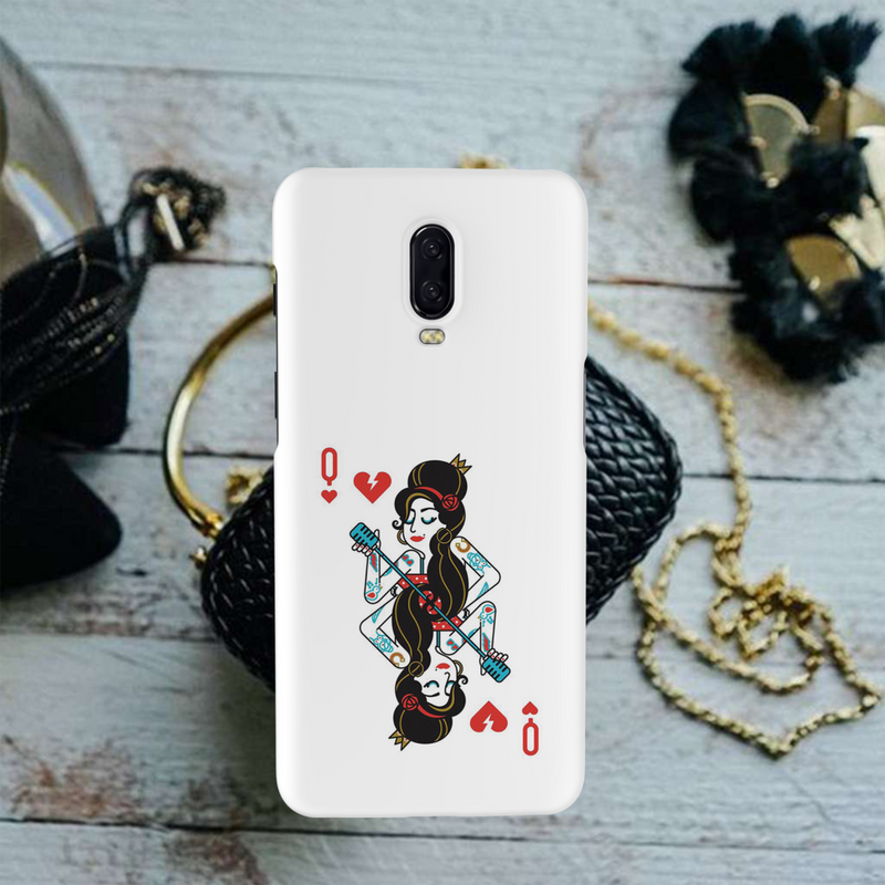 Queen Card Printed Slim Cases and Cover for OnePlus 6T