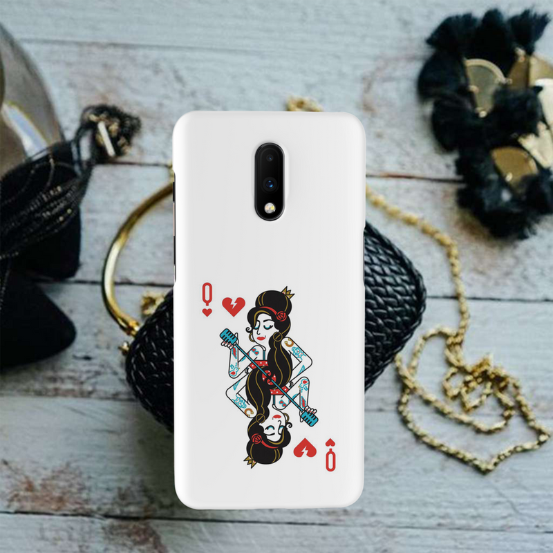 Queen Card Printed Slim Cases and Cover for OnePlus 7