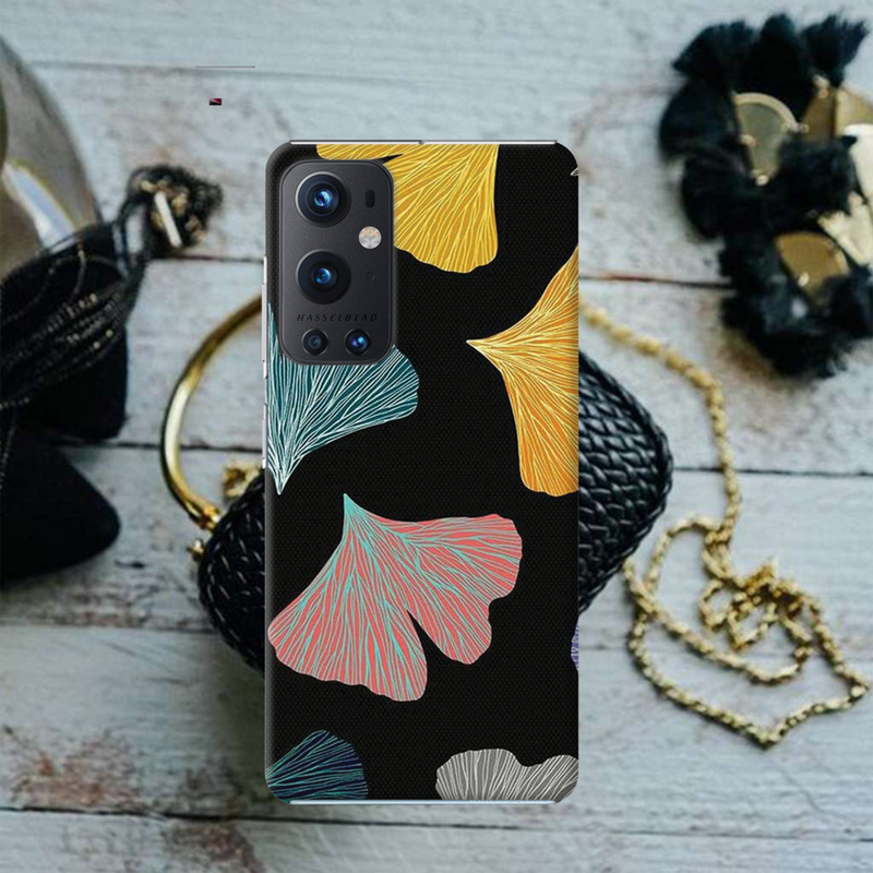 Colorful leafes Printed Slim Cases and Cover for OnePlus 9 Pro