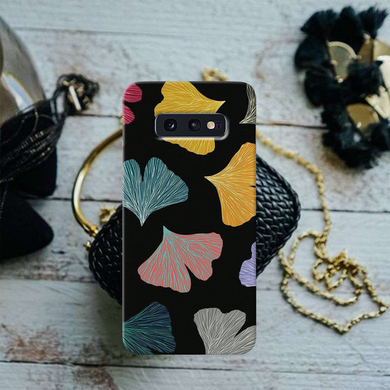 Colorful leafes Printed Slim Cases and Cover for Galaxy S10E