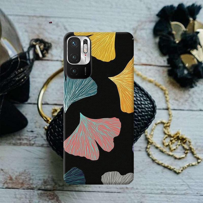 Colorful leafes Printed Slim Cases and Cover for Redmi Note 10T