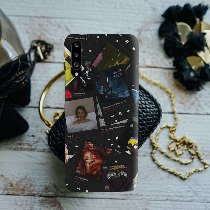 Cassette Printed Slim Cases and Cover for Galaxy A20S