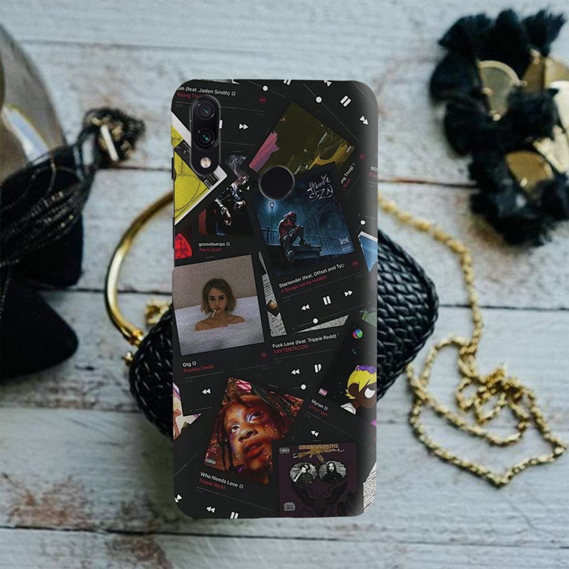 Cassette Printed Slim Cases and Cover for Redmi Note 7 Pro