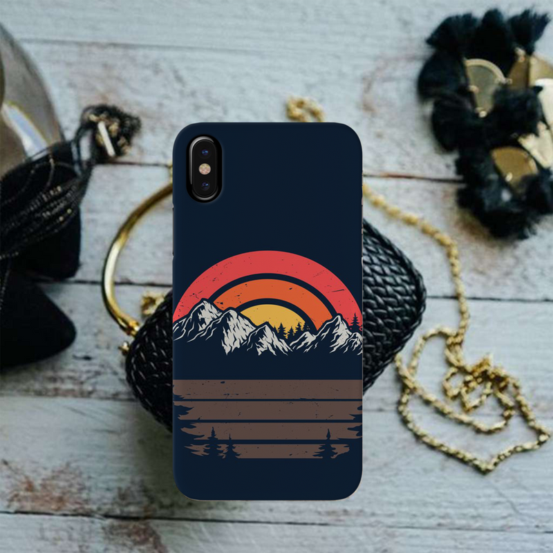 Mountains Printed Slim Cases and Cover for iPhone XS