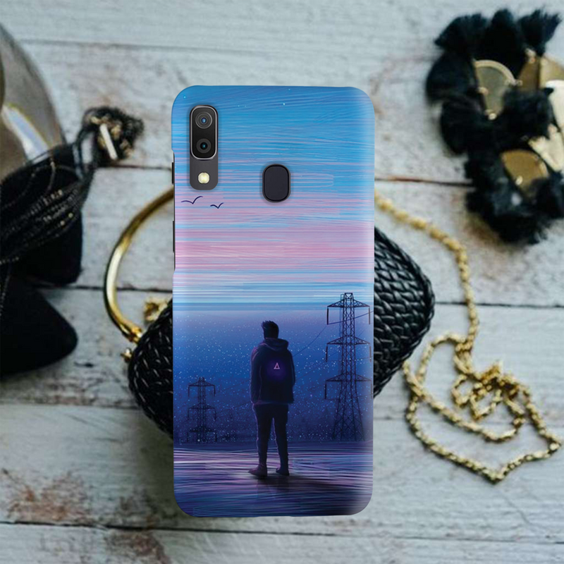 Alone at night Printed Slim Cases and Cover for Galaxy A30