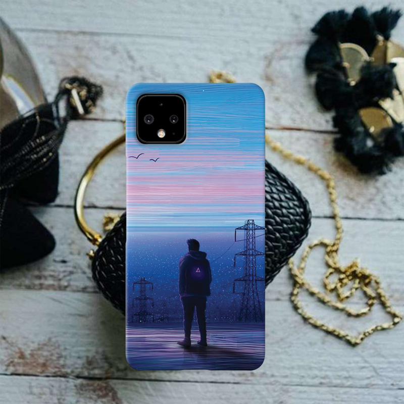 Alone at night Printed Slim Cases and Cover for Pixel 4XL