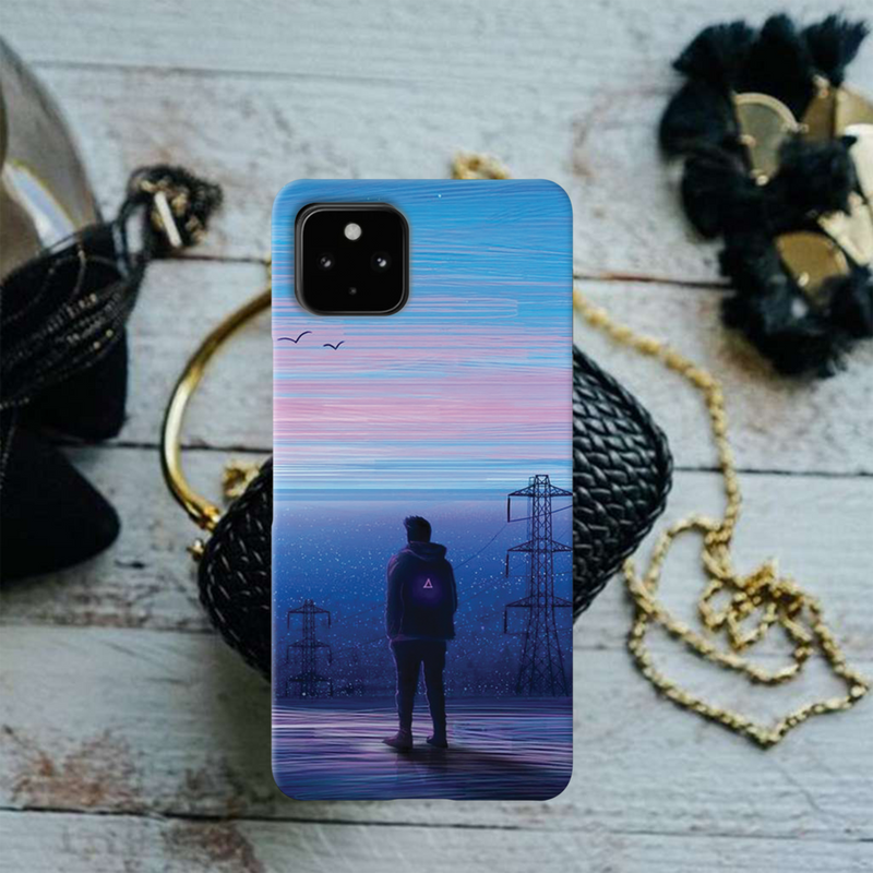 Alone at night Printed Slim Cases and Cover for Pixel 4A