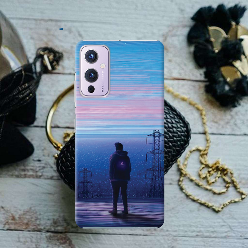 Alone at night Printed Slim Cases and Cover for OnePlus 9