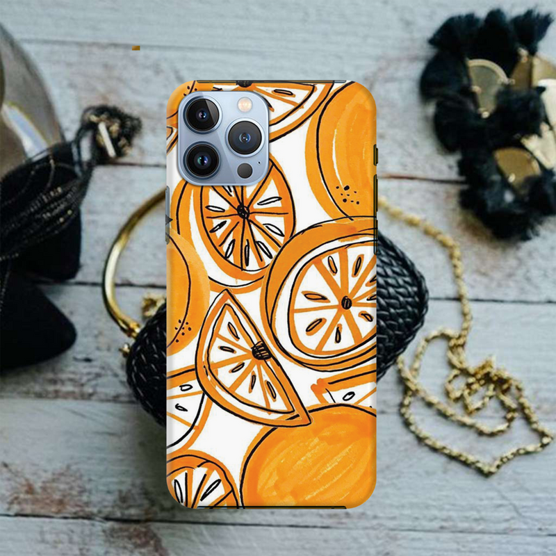 Orange Lemon Printed Slim Cases and Cover for iPhone 13 Pro Max
