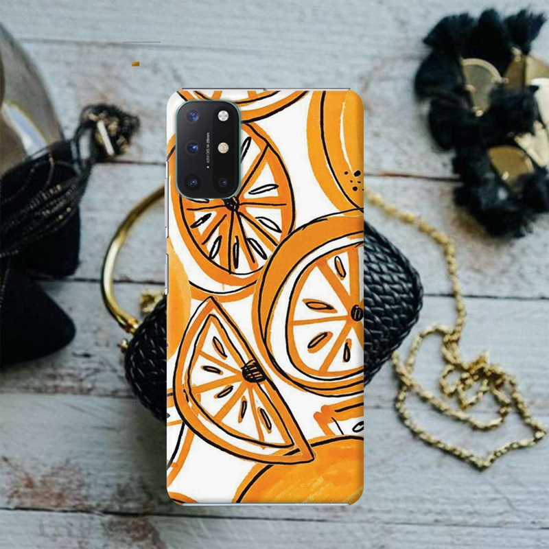 Orange Lemon Printed Slim Cases and Cover for OnePlus 8T