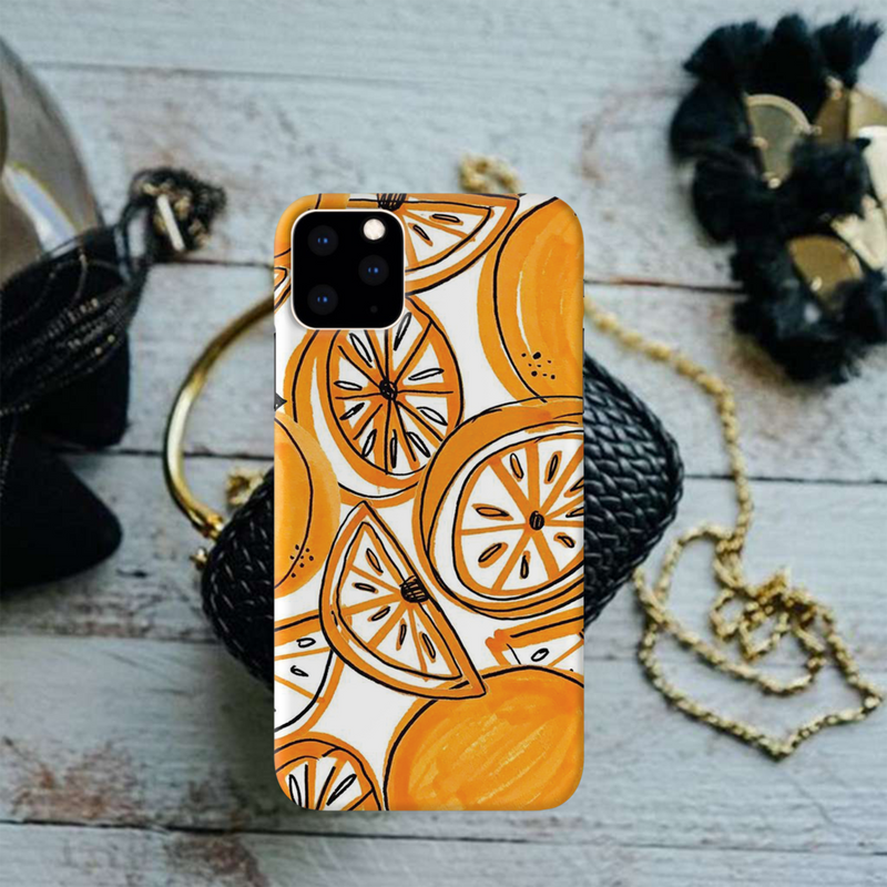 Orange Lemon Printed Slim Cases and Cover for iPhone 11 Pro Max