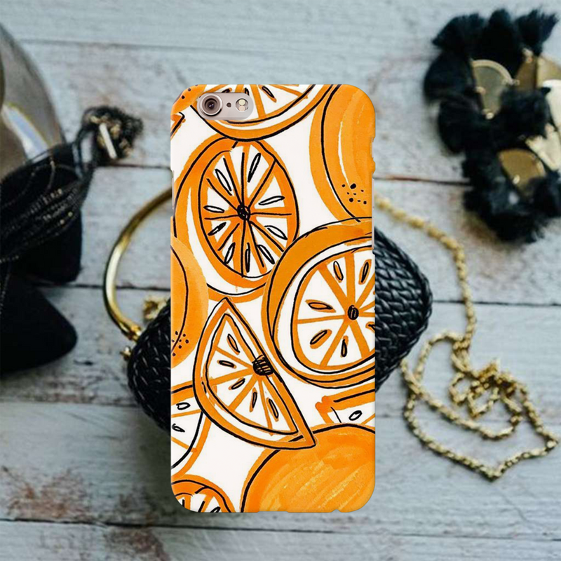 Orange Lemon Printed Slim Cases and Cover for iPhone 6