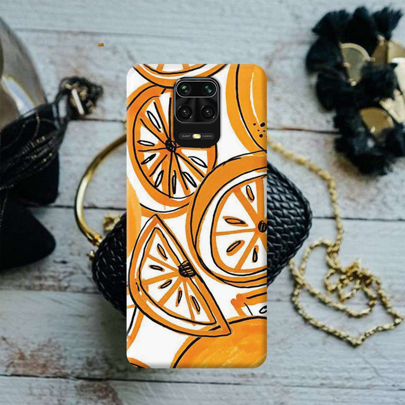 Orange Lemon Printed Slim Cases and Cover for Redmi Note 9 Pro Max