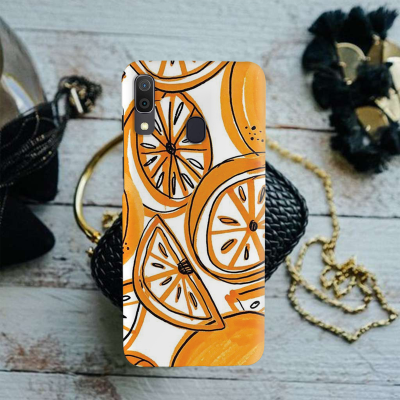 Orange Lemon Printed Slim Cases and Cover for Galaxy A30
