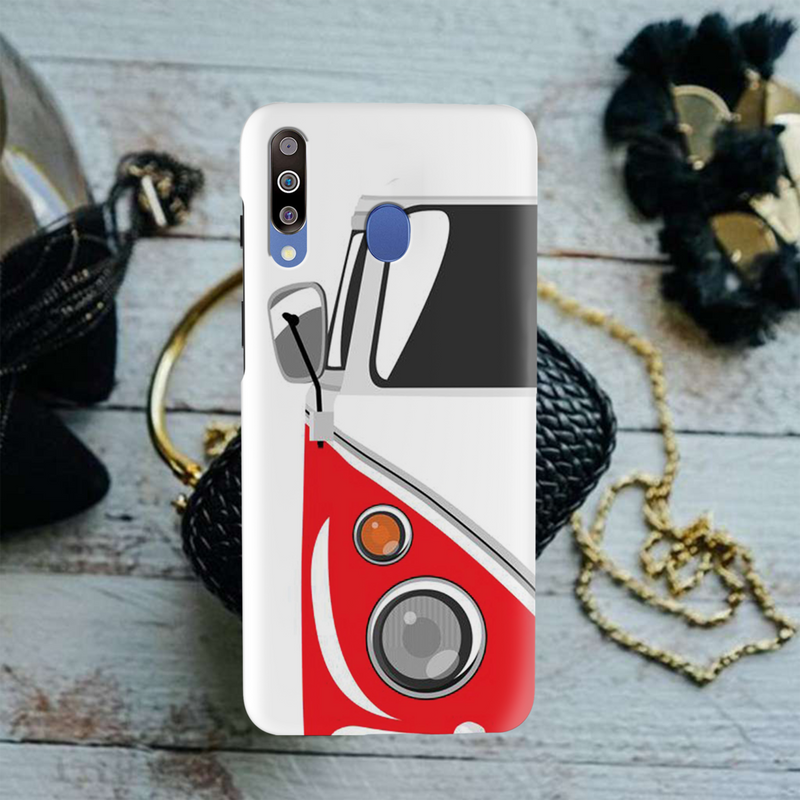 Red Volkswagon Printed Slim Cases and Cover for Galaxy M30