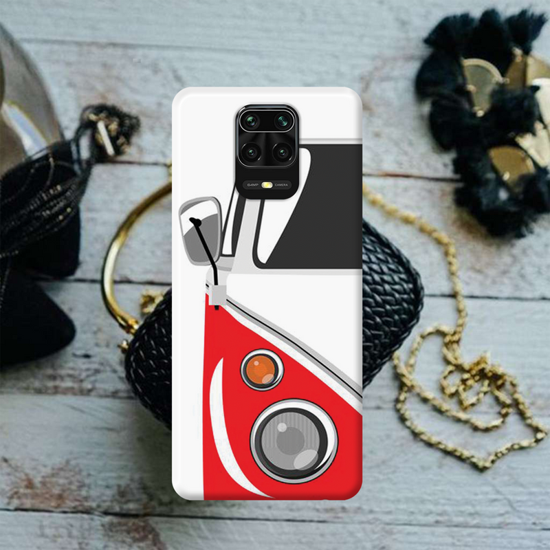 Red Volkswagon Printed Slim Cases and Cover for Redmi Note 9 Pro Max