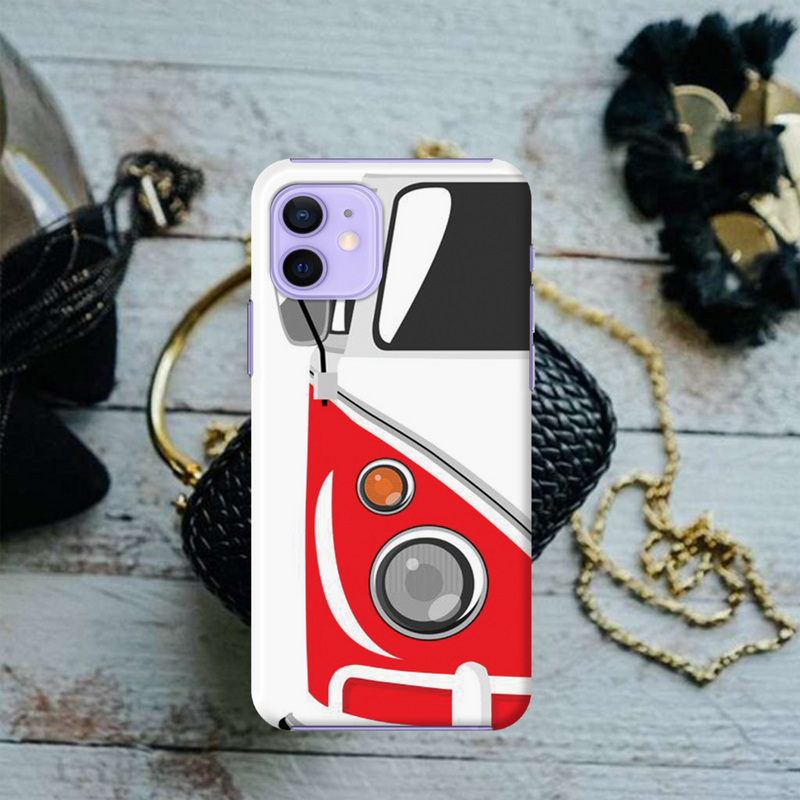 Red Volkswagon Printed Slim Cases and Cover for iPhone 12 Mini
